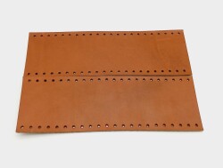 Angel Çanta Aksesuar Taba Gerçek Deri Tutma Sapı 18X6 Cm Simit Sap - Angel Çanta Aksesuar