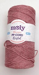 Angel Çanta Aksesuar Moly Yarn 200 Gr Simli Polyester Makrome No:072 - Angel Çanta Aksesuar