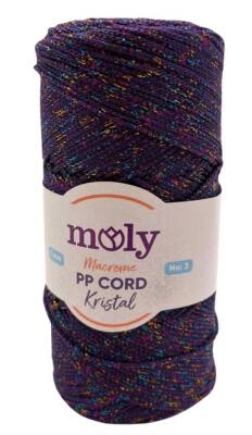 Angel Çanta Aksesuar Moly Yarn 200 Gr Simli Polyester Makrome No:1160-1 - 1