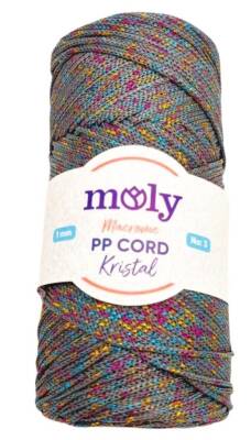 Angel Çanta Aksesuar Moly Yarn 200 Gr Simli Polyester Makrome No:1279 - 1