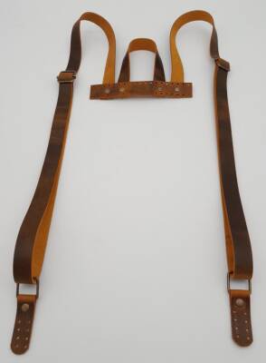 Angel Çanta Aksesuar Gerçek Deri Sırt Çanta Sapı Crazy Oil Hardal Sarı Antik Metalli - 2