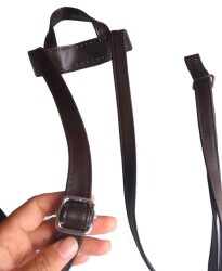 Angel Çanta Aksesuar Suni Deri Koyu Kahverengi Sırt Çantası Sapı - 2