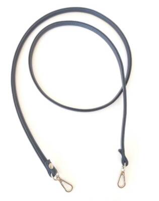 Angel Çanta Aksesuar Spagetti Model Çanta Sapı Lacivert Renk Gümüş Metal - 1