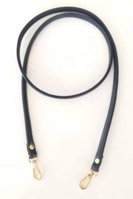 Angel Çanta Aksesuar Spagetti Model Çanta Sapı Lacivert Renk Light Gold Metal - 1