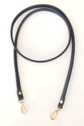 Angel Çanta Aksesuar Spagetti Model Çanta Sapı Lacivert Renk Light Gold Metal - Angel Çanta Aksesuar