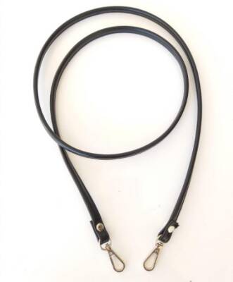 Angel Çanta Aksesuar Spagetti Model Çanta Sapı Siyah Renk Gümüş Metal - 1