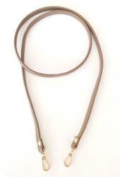 Angel Çanta Aksesuar Spagetti Model Çanta Sapı Vizon Renk Light Gold Metal - Angel Çanta Aksesuar