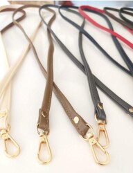 Angel Çanta Aksesuar Spagetti Model Çanta Sapı Vizon Renk Light Gold Metal - 4