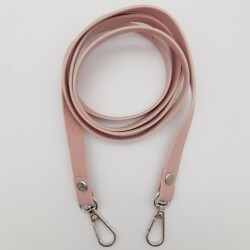 Angel Çanta Aksesuar Spagetti Model Dikişsiz Çanta Sapı Pudra Renk Gümüş Metal - Angel Çanta Aksesuar