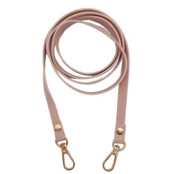 Angel Çanta Aksesuar Spagetti Model Dikişsiz Çanta Sapı Pudra Renk Light Gold Metal - Angel Çanta Aksesuar