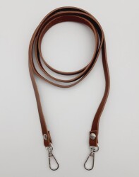 Angel Çanta Aksesuar Spagetti Model Dikişsiz Çanta Sapı Taba Renk Gümüş Metal - Angel Çanta Aksesuar