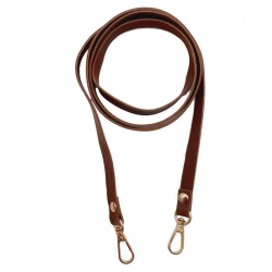 Angel Çanta Aksesuar Spagetti Model Dikişsiz Çanta Sapı Taba Renk Light Gold Metal - Angel Çanta Aksesuar