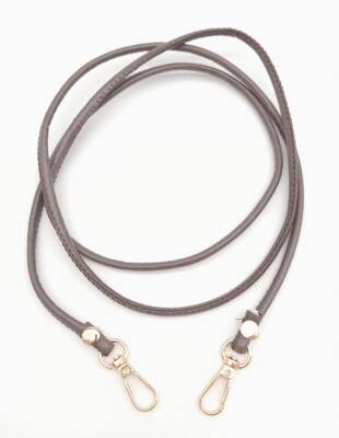 Angel Çanta Aksesuar Vizon Renk 5 mm Suni Deri Spagetti Model Çanta Sapı Light Gold Metal - 1