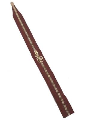 Angel Çanta Aksesuar Tek Stoplu 45 Cm Fermuar Light Gold Metal Borda Renk - 1