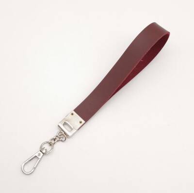 Angel Çanta Aksesuar Bordo Tek Kat Suni Deri Zincirli Elcik Gümüş Metal - 3