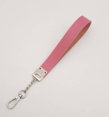 Angel Çanta Aksesuar Fuşya Tek Kat Suni Deri Zincirli Elcik Gümüş Metal - 3