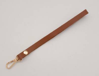 Angel Çanta Aksesuar İnce Tek Kat Suni Deri Taba Elcik Light Gold Metal - 1