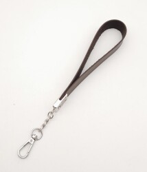 Angel Çanta Aksesuar Kahverengi Tek Kat Suni Deri Zincirli Elcik Gümüş Metal - 2