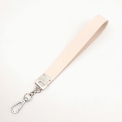 Angel Çanta Aksesuar Krem Tek Kat Suni Deri Zincirli Elcik Gümüş Metal - 3