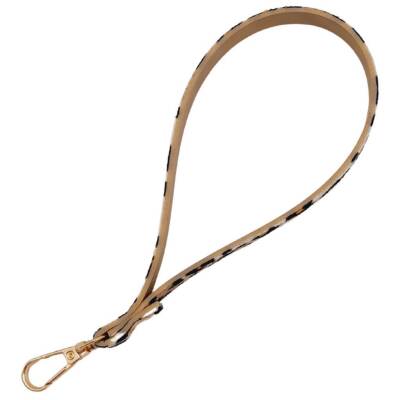 Angel Çanta Aksesuar Suni Deri Elcik Leopar Desen Light Gold Metal - 2