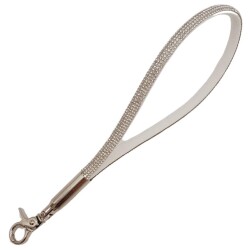 Angel Çanta Aksesuar Taşlı Kancalı Kovanlı Elcik Gümüş Renk - Angel Çanta Aksesuar