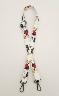 Angel Çanta Aksesuar 90 Cm Miki Mouse Desenli Kırmızı Renk Ayarlamalı Çanta Sapı - 1