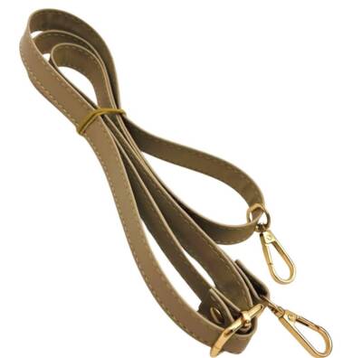 Angel Çanta Aksesuar Bej 125X2 Cm Sürgütlü Çanta Sapı Light Gold Metal - 1