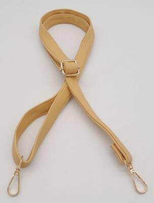 Angel Çanta Aksesuar Hardal 125X2 Cm Sürgütlü Çanta Sapı Light Gold Metal - 2
