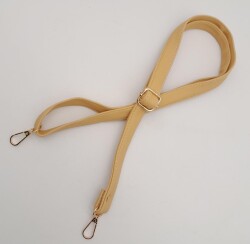 Angel Çanta Aksesuar Hardal 125X2 Cm Sürgütlü Çanta Sapı Light Gold Metal - 3