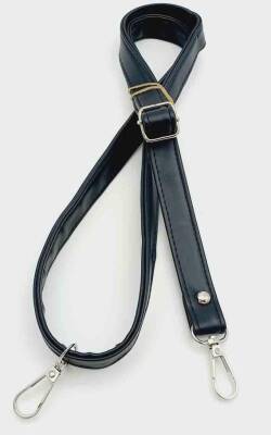 Angel Çanta Aksesuar Lacivert 125X2 Cm Çanta Sapı Sürgütlü Gümüş Metal - 1