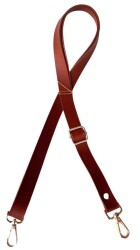 Angel Çanta Aksesuar Suni Deri Ayarlı Çanta Sapı 120x2 cm Taba Renk Light Gold Metalli - Angel Çanta Aksesuar