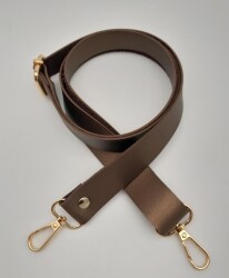 Angel Çanta Aksesuar Suni Deri Ayarlı Çanta Sapı 120X2.4 Cm Bakır Light Gold Metal - Angel Çanta Aksesuar