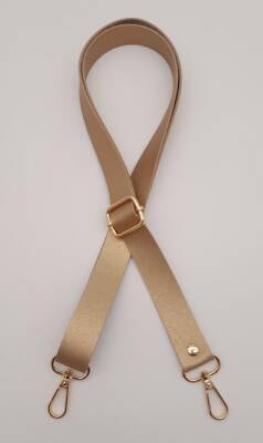 Angel Çanta Aksesuar Suni Deri Ayarlı Çanta Sapı 120X2.4 Cm Gold Renk Gold Metal - 1