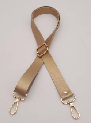 Angel Çanta Aksesuar Suni Deri Ayarlı Çanta Sapı 120X2.4 Cm Gold Renk Gold Metal - 2