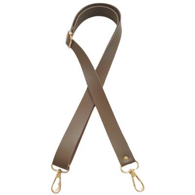 Angel Çanta Aksesuar Suni Deri Ayarlı Çanta Sapı 120x2.4 cm Vizon Renk Light Gold Metalli - 2