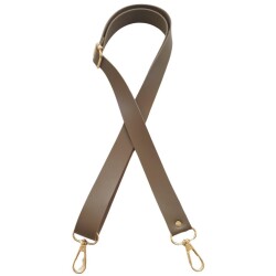 Angel Çanta Aksesuar Suni Deri Ayarlı Çanta Sapı 120x2.4 cm Vizon Renk Light Gold Metalli - 2