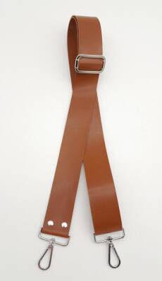 Angel Çanta Aksesuar Suni Deri Taba 120X4 Cm Çanta Sapı Kalsap Gümüş Metalli - 1