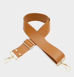 Angel Çanta Aksesuar Suni Deri Taba 120X4 Cm Çanta Sapı Kalsap Light Gold Metalli - Angel Çanta Aksesuar