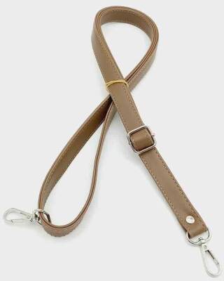 Angel Çanta Aksesuar Vizon 125X2 Cm Çanta Sapı Sürgütlü Gümüş Metal - 1