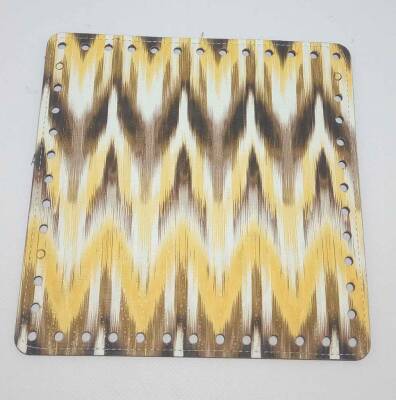 Angel Çanta Aksesuar 20 Cm Desenli Kare Plaka, Taban - 1