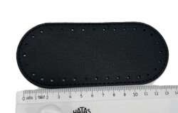Angel Çanta Aksesuar Siyah Renk 14x6 Cm Oval Çanta Tabanı Telefon Çantası Tabanı - Angel Çanta Aksesuar
