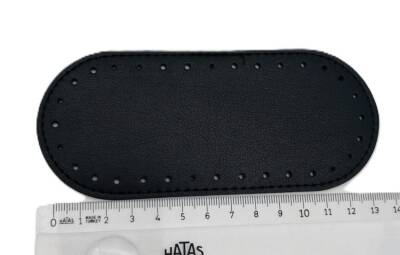 Angel Çanta Aksesuar Siyah Renk 14x6 Cm Oval Çanta Tabanı Telefon Çantası Tabanı - 1