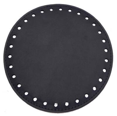 Angel Çanta Aksesuar Siyah Renk 16 Cm Yuvarlak Taban Plaka - 1