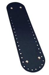 Angel Çanta Aksesuar Suni Deri 37x10 cm Oval Çanta Taban Lacivert Renk Light Gold Aparatlı - Angel Çanta Aksesuar