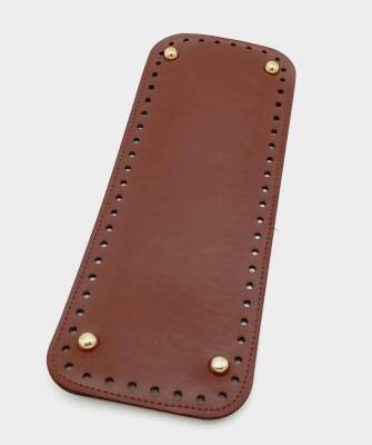 Angel Çanta Aksesuar Suni Deri Bordo Renk 30X12 cm Dikdörtgen Çanta Tabanı (Light Gold Aparatlı) - 1