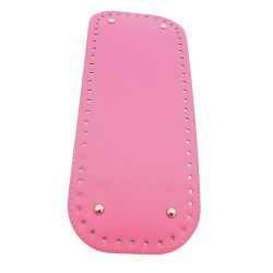 Angel Çanta Aksesuar Suni Deri Fuşya Renk 32X12 cm Dikdörtgen Çanta Tabanı - Angel Çanta Aksesuar