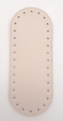 Angel Çanta Aksesuar Suni Deri Krem 20X8 cm Oval Çanta Tabanı - Angel Çanta Aksesuar