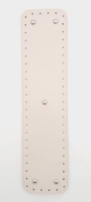 Angel Çanta Aksesuar Suni Deri Krem Renk 40x10 cm Dikdörtgen Çanta Tabanı Gümüş Aparatlı - 1