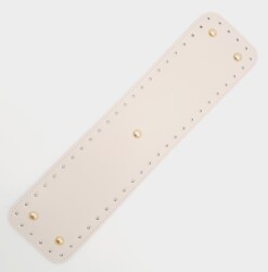 Angel Çanta Aksesuar Suni Deri Krem Renk 40x10 cm Dikdörtgen Çanta Tabanı Light Gold Aparatlı - 2