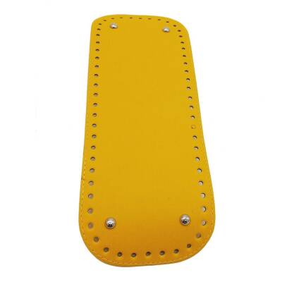 Angel Çanta Aksesuar Suni Deri Sarı Renk 32X12 cm Dikdörtgen Çanta Tabanı - 1